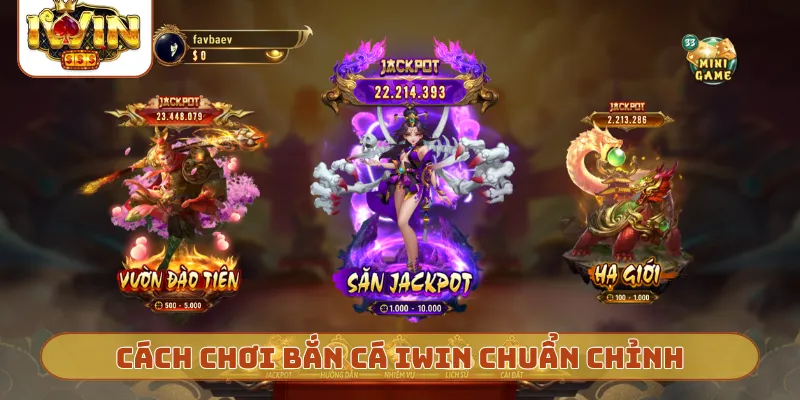 Cách chơi bắn cá iWin chuẩn chỉnh