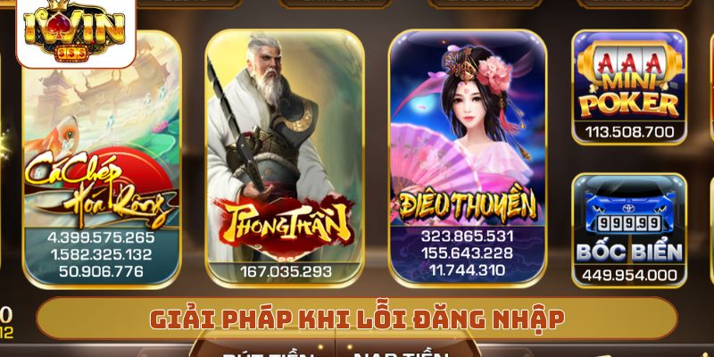 Giải pháp khi lỗi đăng nhập